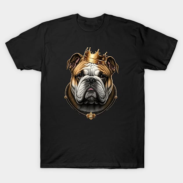 King Bulldog T-Shirt by JayD World